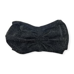 ⭐️ Black Shimmer Bandeau Bra